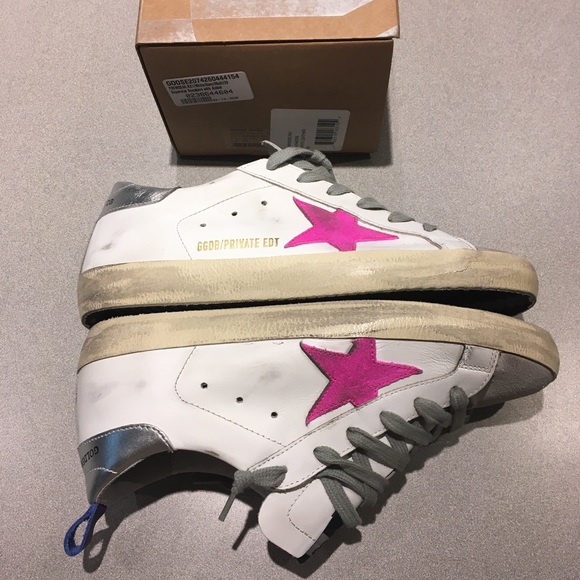 Golden Goose Superstar White/Navy/Multi sz 39 NIB - Picture 5 of 8